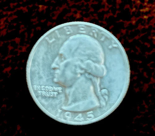 1945 WASHINGTON QUARTER 25¢ ~ CHOICE BRILLIANT UNCIRCULATED ~ Free Shipping ~