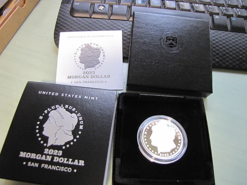 2023 Morgan Silver Dollar Proof (23XF) Silver Dollar Proof Coin w/COA and Box