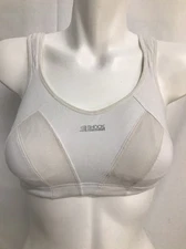 SHOCK ABSORBER ACTIVE MULTI SUPPORT SPORTS BRA WHITE  #S4490 SIZE 36 B EUC! $48