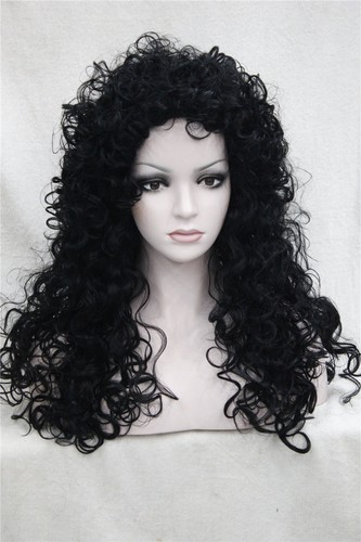Ladies Long Curly wig w/ Tight Curls Wig in Fox red/Brown/Blonde Wigs - Picture 17 of 20