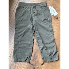 RBX Pull On Joggers Army Green Stretch Travel Wrinkle Resistant Crop Women S NWT