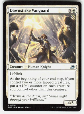 #ad DAWNSTRIKE VANGUARD 10 UNCOMMON EDGE OF ETERNITIES MAGIC: THE GATHERING NM M $1.99