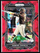 2023 Panini Prizm Red Ice Prizms #168 Samuel Zavala San Diego Padres
