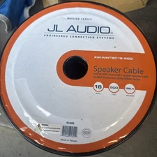 JL Audio XM-WHTSC16-25 16 Gauge Marine Speaker Wire JL Audio 16 AWG Wire 500ft
