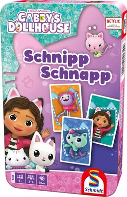 Gabby's Dollhouse, Schnipp Schnapp | Bring-Mich-Mit Spiel in Metalldose | Spiel