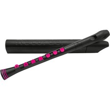 Nuvo Recorder Baroque Fingering with Hard Case Black/Pink