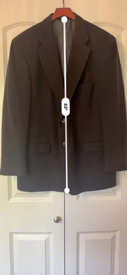 Chaqueta Blazer Vintage Patrick James 100% Cachemira Ciruela Berenjena Talla Mediana/Grande Foto 4 de 4