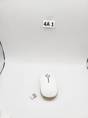 Jelly Comb Wireless white gold Optical Mouse Slim Ambidextrous Laptop PC