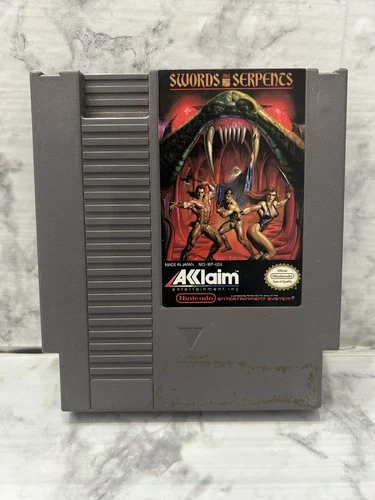 Swords And Serpents (Nintendo Entertainment System, NES, 1990) Cartridge ONLY