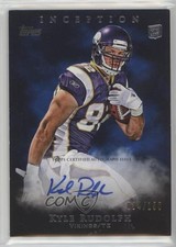 2011 Topps Inception Blue /150 Kyle Rudolph #109 Auto 1z4