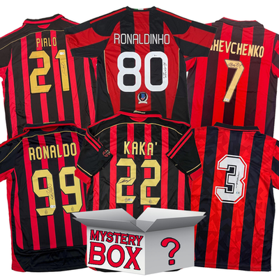 AC Milan Autographed/Signed Soccer Jersey Mystery Box with PSA JSA