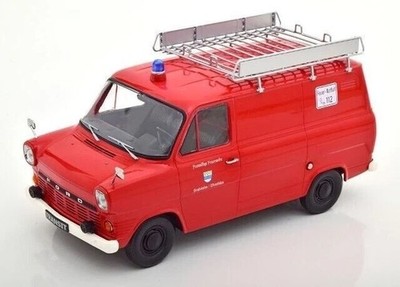 KK SCALE - 1970 Ford Transit Mk1 Fire Engine from Germany - 1/18 - KKS180495