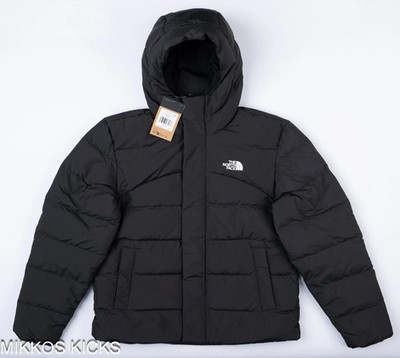 Mens THE NORTH FACE BALTIC Puffer Hooded Insulated 600 Down Jacket Black