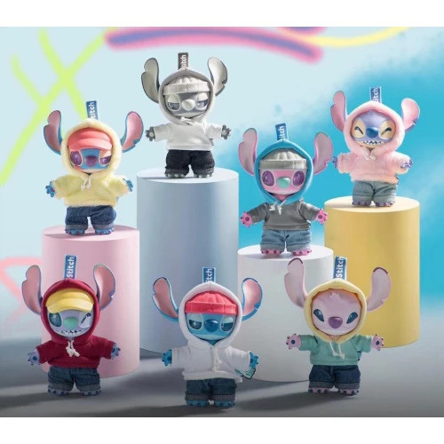 MINISO ディズニーコラボぬいぐるみ STITCH シークレットDisney MINISO 100% Authentic Gen Z Street Stitch 1pcs Blind Box Sealed