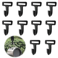 Kit de Fixation de Tente en Plastique pour Extérieur - Crochets