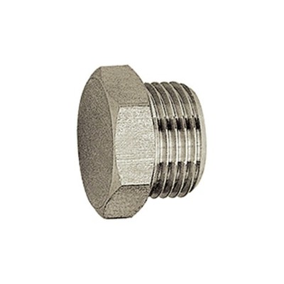 Riegler Verschlussschraube »value line« G 3/8 SW 19 Messing vernickelt