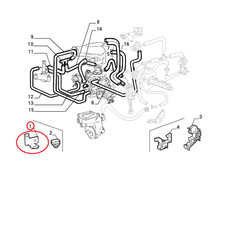 Original Fuel System Bracket Fiat 500 7757020