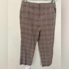 Talbots Stretch plaid ankle pants SZ 8