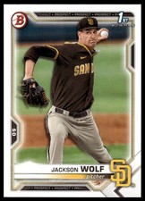 2021 Bowman Draft #BD-141 Jackson Wolf
