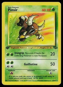 Pinsir 25/64 Jungle 1st Edition Rare