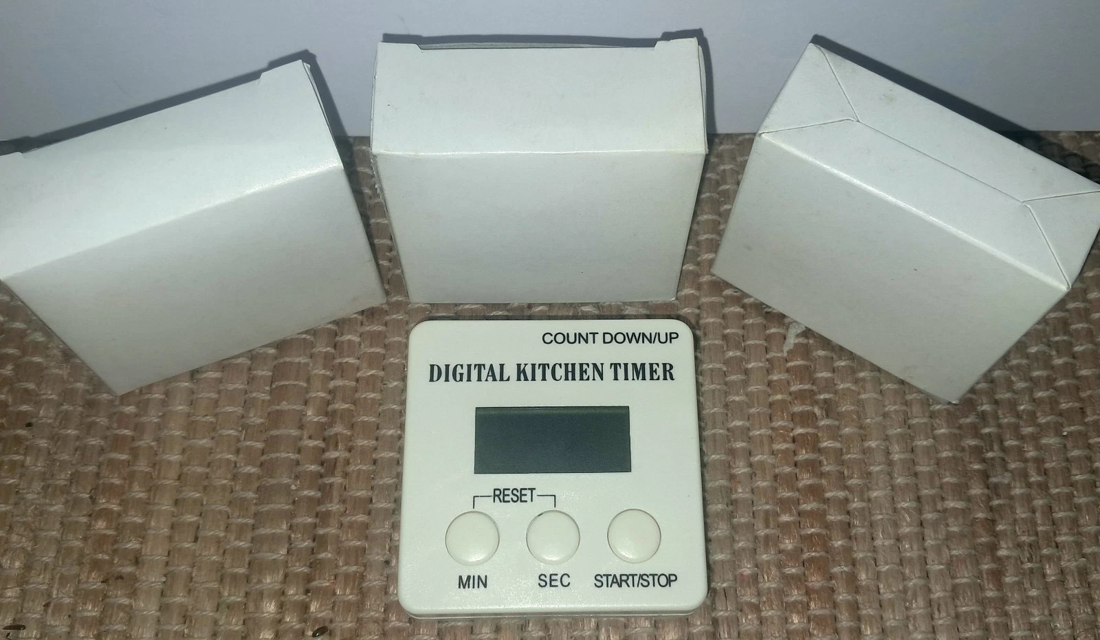 3 DIGITAL MAGNETIC MAGNET KITCHEN TIMER COUNT UP/DOWN Battery Operated *NEW*