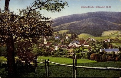 Ak Sittendorf im Wienerwald Niederösterreich, Gesamtansicht - 4996663