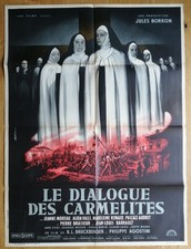DIALOGUE DES CARMELITES affiche cinema originale 80x120 '60 jeanne moreau