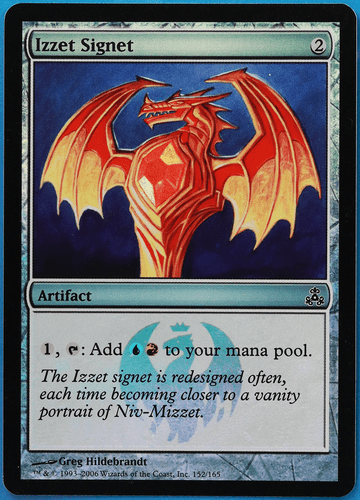 Izzet Signet FOIL Guildpact NM Artifact Common MAGIC CARD (ID# 500294) ABUGames - Picture 1 of 2