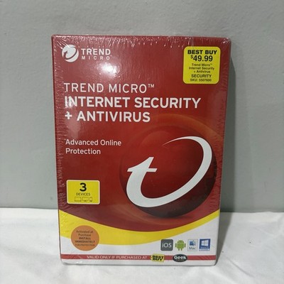 Trend Micro Internet Security + Antivirus Can Be Used On 3 Devices