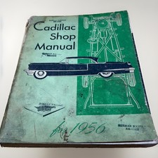 1956 Cadillac Shop Manual Repair Book Auto Guide Chassis Service