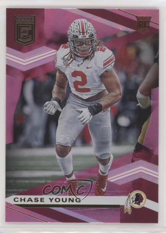 2020 Panini Donruss Elite Rookies Pink Chase Young #105 0ac3