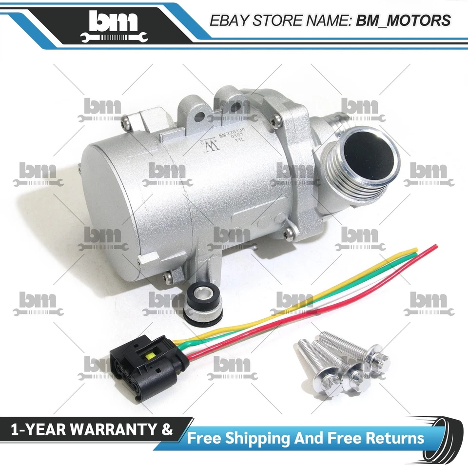 Bomba de agua eléctrica con pernos para BMW 325i 328i X5 Z4 525i 528i X3 11517586925 Foto 2 de 4