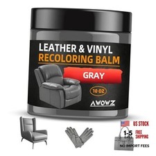Leather Recoloring Balm - Scratch Repair Color Restore Kit for 10 OZ Gray