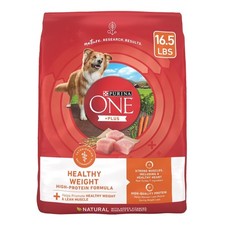 High Protein Adult Dry Dog Food with Real Turkey for Healthy Weight 16.5 lb Bag