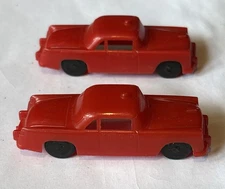 2 Vintage 1950’s Kelloggs Cereal Promotional Premium Fire Department Chief Car