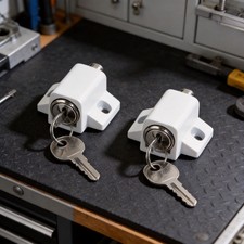 2 PCS Aluminum Alloy UPVC Door And Window Locks with Reinforced Bolts Set