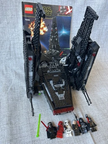 LEGO Star Wars Kylo Ren's Shuttle 75256 - 100% Complete w/ Minifigs & Manual