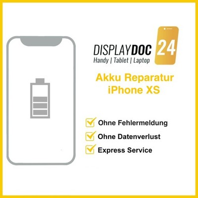 Akku Reparatur für Original Apple iPhone XS ohne Fehler Freiburg & Versand