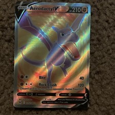 POKÉMON Aerodactyl V 179/196 Lost Origin Ultra Rare Full Art Holo HP 210