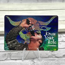 2000 WWF Wrestling Vending Prism sticker The Rock Dwayne Johnson 2