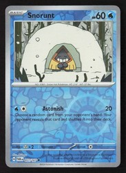 Snorunt 051/167 Reverse Holo Twilight Masquerade