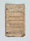Military booklet soldier Dariaud class 1876 Artillery place forte de Lyon