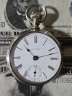 + Running+ Antique Waltham No.220 1896 Model 1894 Pocket Watch 17 Jewles 12size