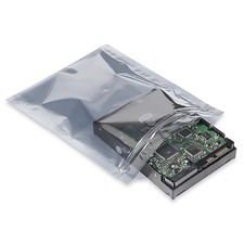 Pack of 1 6 x 8" Reclosable Static Shielding Bags - No Print