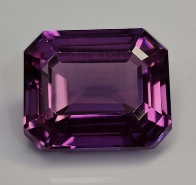 Natural Glossy Purple Sapphire 11-13 Ct Shape Emerald Cut Loose Gemstone SP401