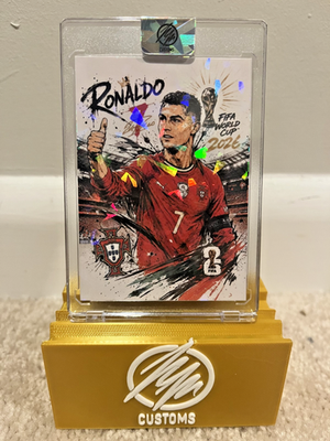 #ad Cristiano Ronaldo Portugal “Splash Series” Art Card from Nicholas Mattiuzzo $19.99
