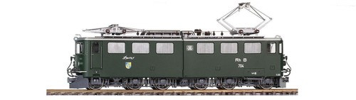 BEMO 1254 114 - RhB Ge 6/6 II 704 "Davos" grün,Ep. III-IV, Spur H0m | Zustand: Neu