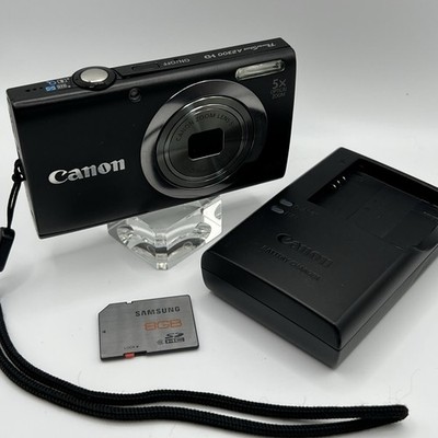 ジャンク品　Canon PowerShot A2300 Canon PowerShot A2300 HD 16.0MP Digital Camera, Black - Tested