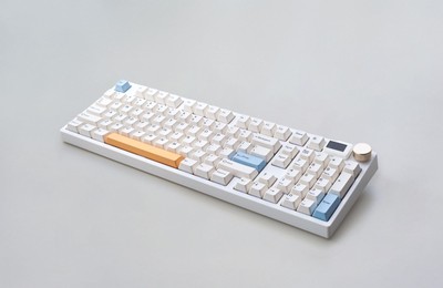 NJ98 Wireless Custom Mechanical Keyboard with Screen Knob 96% Hot Swappable R...