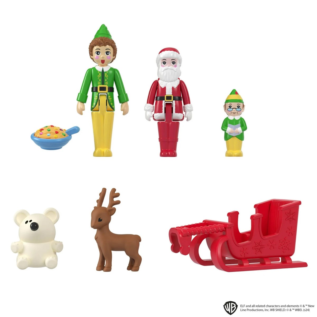 ◆レア◆polly pocket エルフ サンタ サンタクロース クリスマス 2025 ELF Polly Pocket BUDDY & SANTA Micro Dolls Playset CHRISTMAS